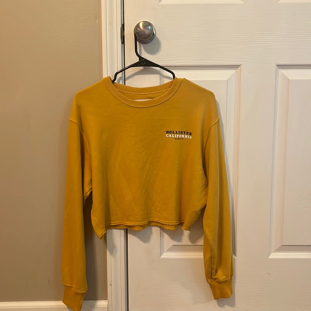 Hollister cropped sweatshirt